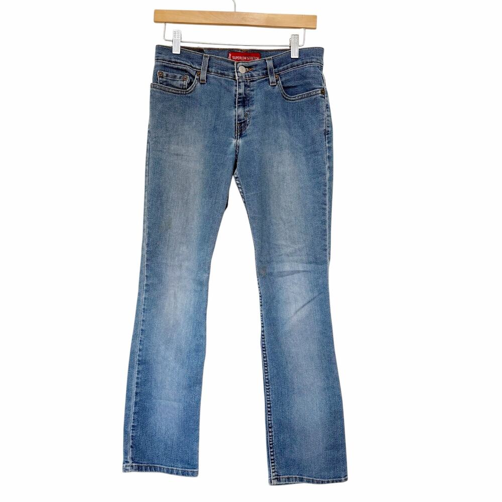 Vintage Levis 507 Super Low Slim Boot Cut Jeans Sz 5